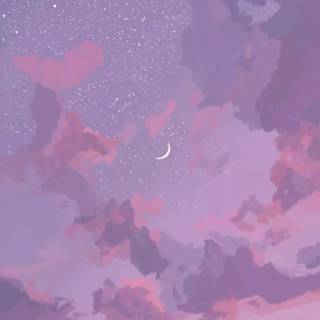 Lavender sky wallpaper