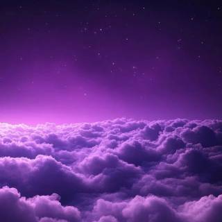 Lavender sky wallpaper