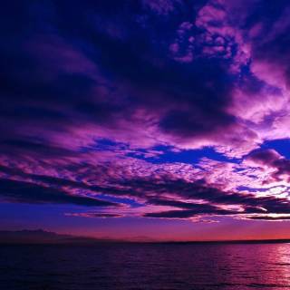 Lavender sky wallpaper