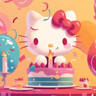 Sanrio birthday wallpaper