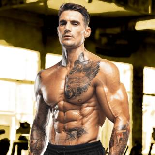 Abdominal muscle wallpaper