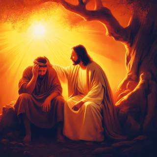 Jesus healing wallpaper