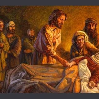 Jesus healing wallpaper