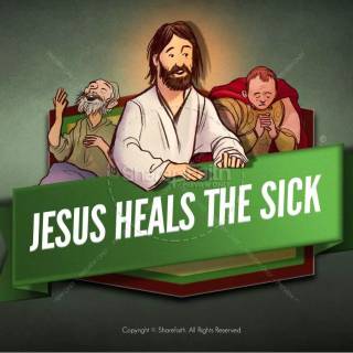 Jesus healing wallpaper