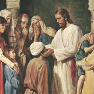 Jesus healing wallpaper