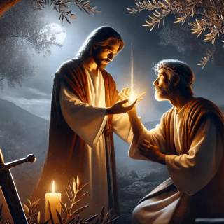 Jesus healing wallpaper