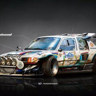 Peugeot 205 T16 wallpaper