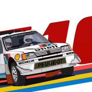 Peugeot 205 T16 wallpaper