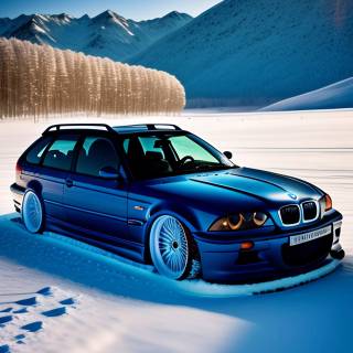 BMW E46 touring wallpaper