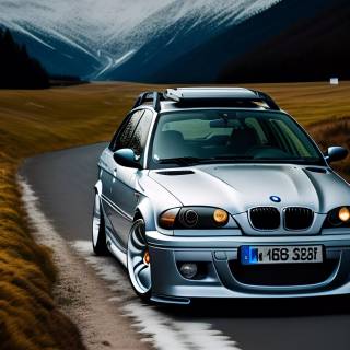 BMW E46 touring wallpaper