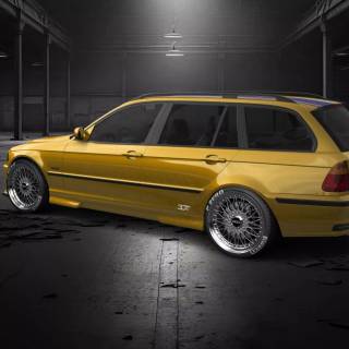 BMW E46 touring wallpaper