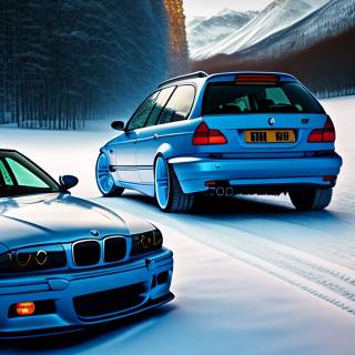 BMW E46 touring wallpaper