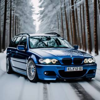 BMW E46 touring wallpaper