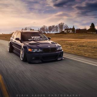 BMW E46 touring wallpaper