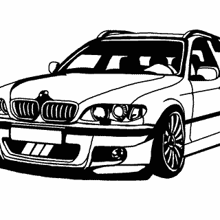 BMW E46 touring wallpaper