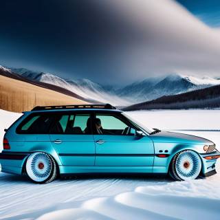 BMW E46 touring wallpaper