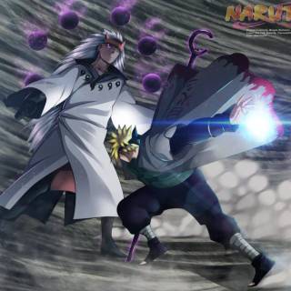 Minato vs Madara wallpaper