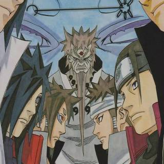 Minato vs Madara wallpaper