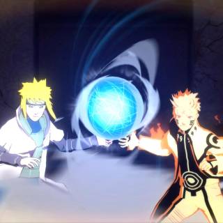 Minato vs Madara wallpaper