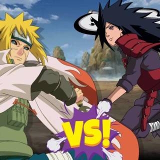 Minato vs Madara wallpaper