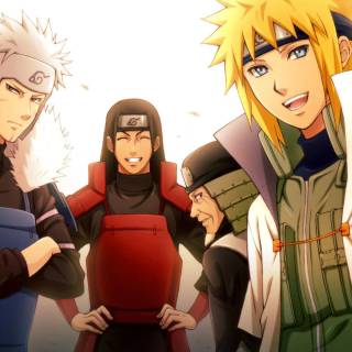 Minato vs Madara wallpaper