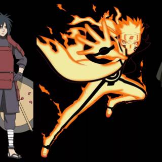 Minato vs Madara wallpaper