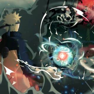 Minato vs Madara wallpaper