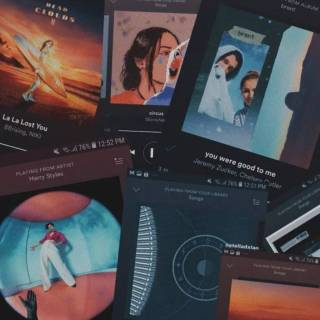 Spotify player wallpaper