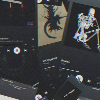 Spotify player wallpaper