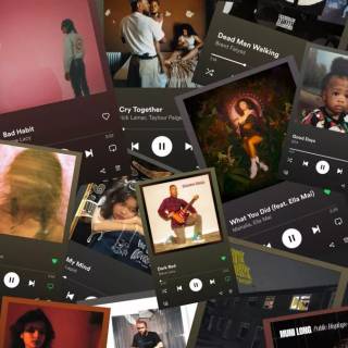 Spotify player wallpaper