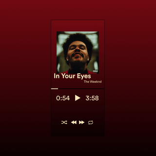 Spotify player wallpaper