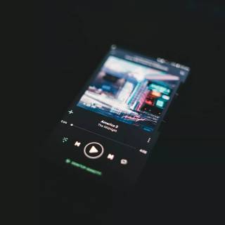 Spotify player wallpaper