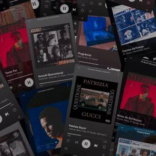 Spotify player wallpaper