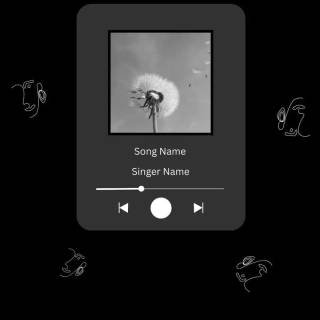 Spotify player wallpaper