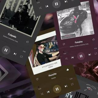 Spotify player wallpaper