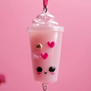 Preppy boba wallpaper