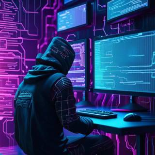 Funny hacker wallpaper