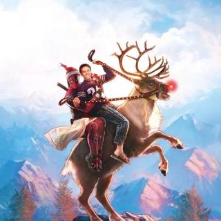 Marvel and DC Christmas wallpaper