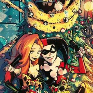 Marvel and DC Christmas wallpaper