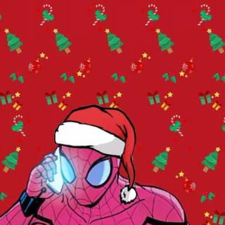 Marvel and DC Christmas wallpaper