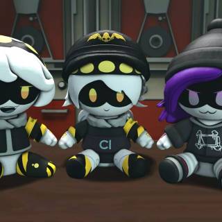 Murder Drones plush wallpaper