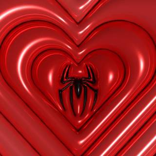 Spider-Man heart wallpaper