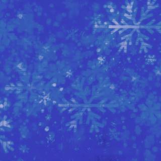 Blue snowflakes wallpaper