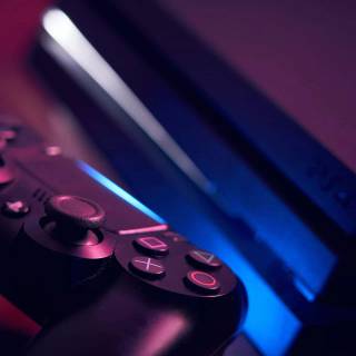 Playstation console wallpaper
