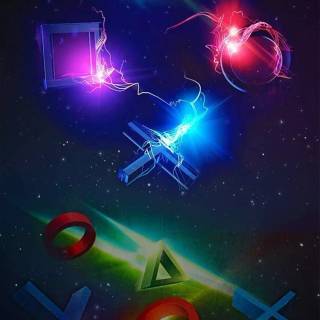 Playstation console wallpaper