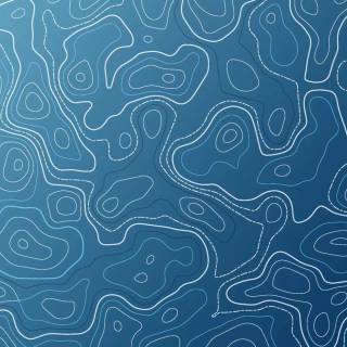 Blue topographic wallpaper