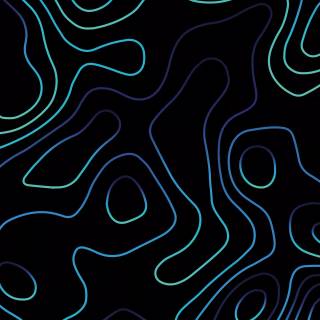 Blue topographic wallpaper