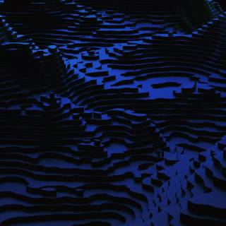 Blue topographic wallpaper