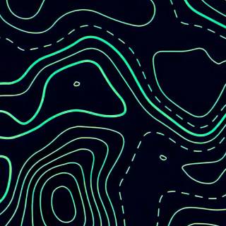 Blue topographic wallpaper