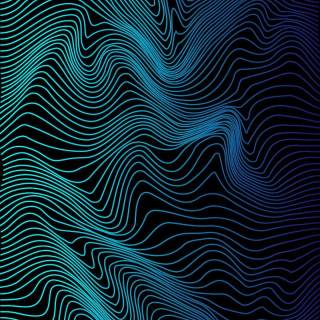Blue topographic wallpaper